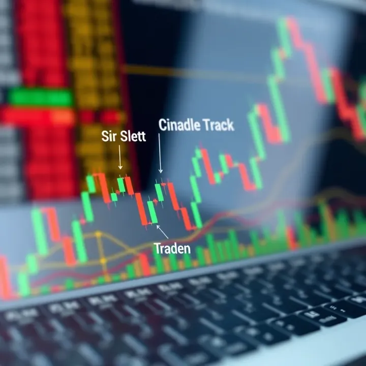 Illustration of common forex candlestick formations with annotations