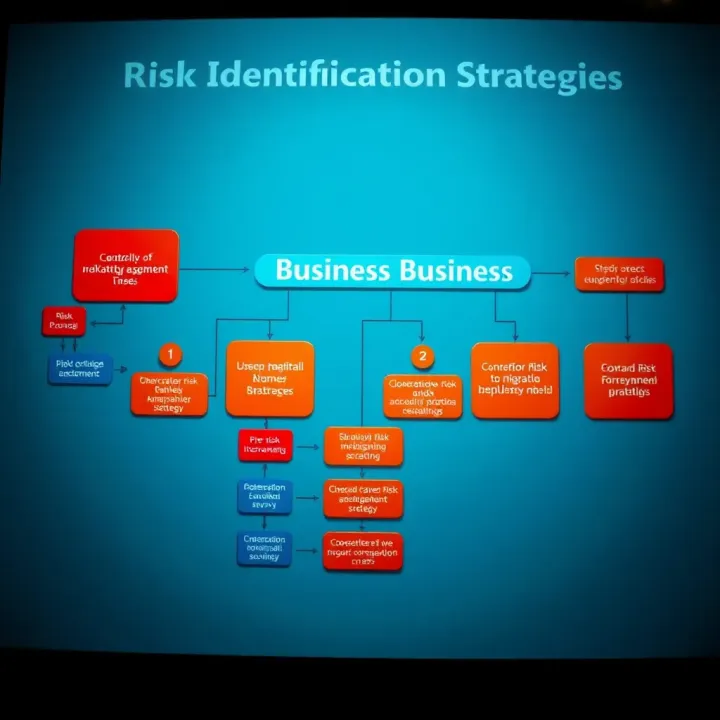 Flowchart showing risk identification and mitigation strategies tailored for Kenyan business environments