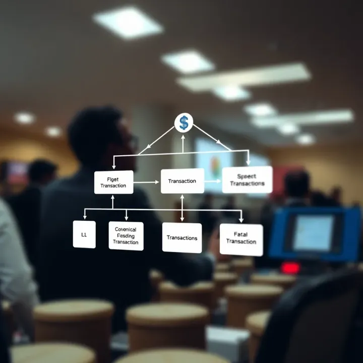 Diagram illustrating the flow of transactions in a binary cashier system in Kenya