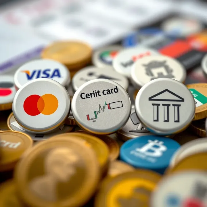 Collection of payment method icons including credit card, e-wallet, and bank transfer used in Kenyan trading platforms
