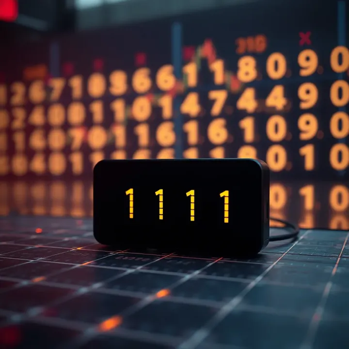 Visual representation of binary subtraction using two's complement method