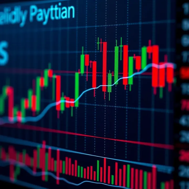Chart displaying various candlestick patterns indicating bullish and bearish market trends