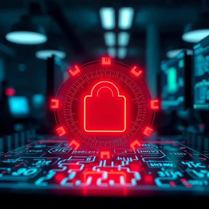 Visual representation of security features protecting digital transactions using cashier binary methods