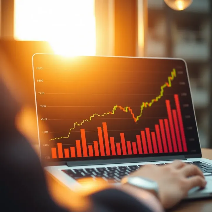 Graph showing portfolio growth by copying expert traders in Kenyan market