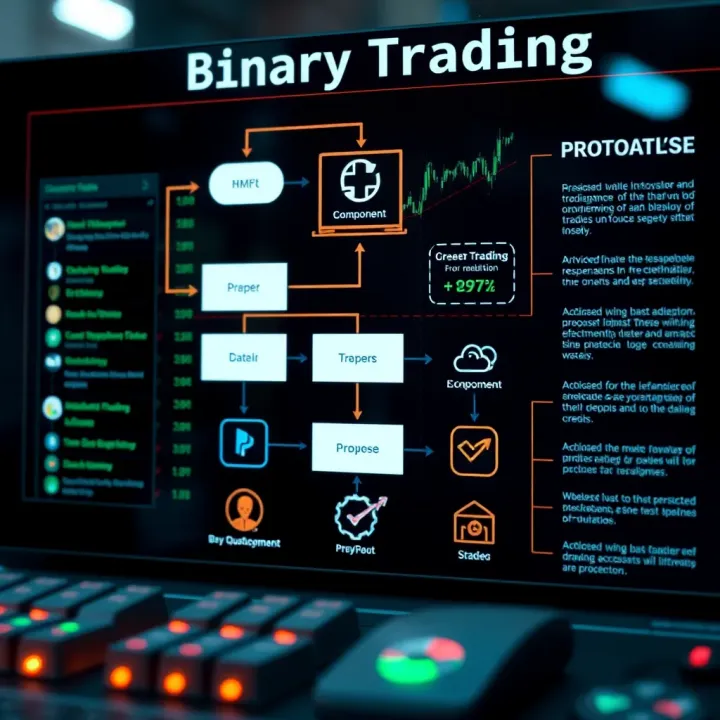 Diagram showing components and workflow of free binary trading bots