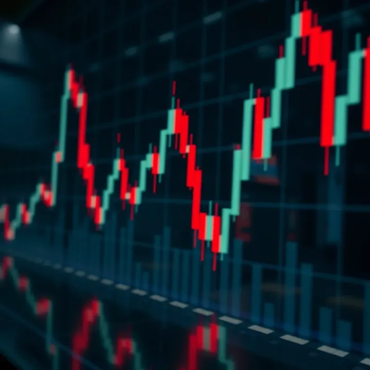 Visual representation of bearish reversal candlestick pattern signaling a potential downward shift in market trend