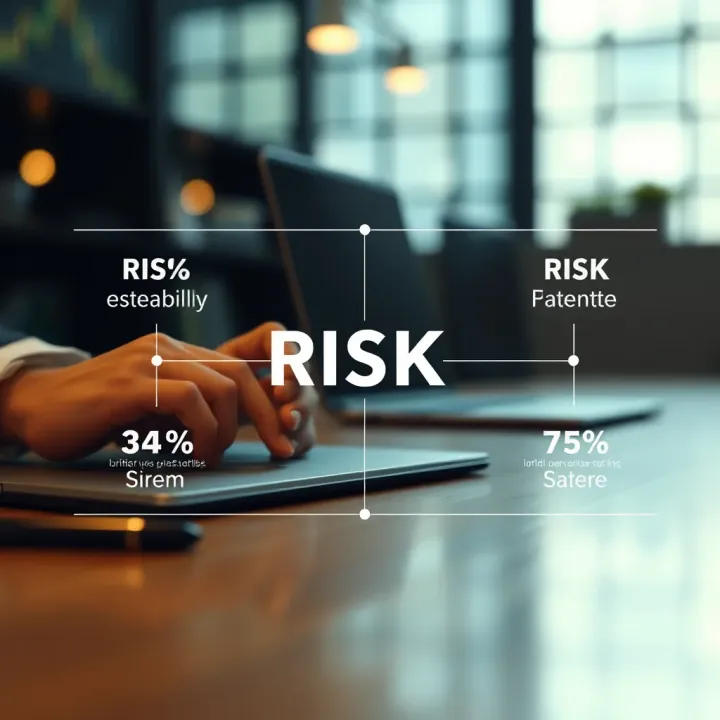 Diagram illustrating the identification and evaluation of various potential risks in a business environment