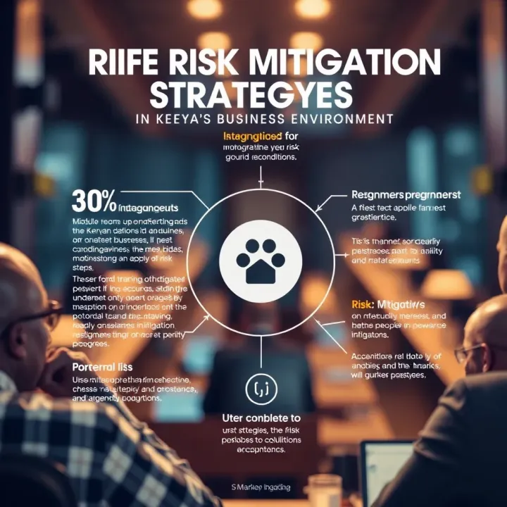 Visual representation of strategies for mitigating risks in dynamic market conditions relevant to Kenya