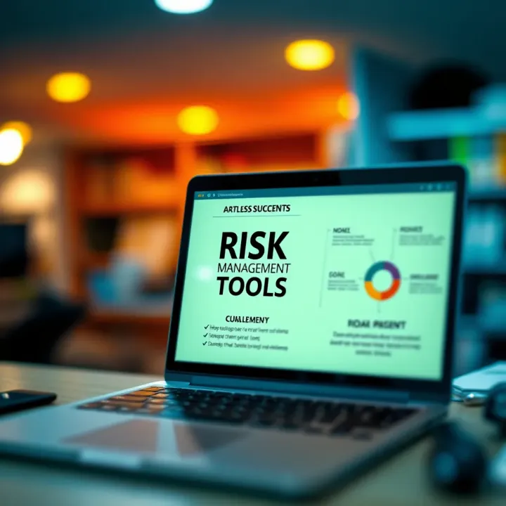 Diagram illustrating key risk management tools used by businesses in decision-making